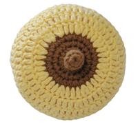 LKYLVEE Modèle de Sein tricoté de Simulation - Modèle d'allaitement Biologique au Crochet - Modèle de Sein de Simulation Artificielle pour consultante en Lactation,Jaune,11c