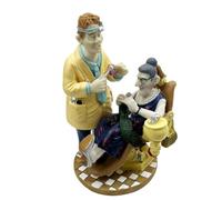 LKYLVEE Ornements de Bureau de Dentiste Cadeau Décorations de Cabinet Dentaire Figurine en résine Art pour Hommes et Femmes,Jaune,19cm