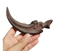 LKYLVEE Réplique de fossile de Griffe de Dinosaure Pyroraptor pour décoration de Bureau à Domicile, Artisanat et Outil pédagogique,Marron,15cm