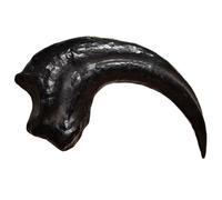 LKYLVEE Réplique de Griffe de Vélociraptor - Réplique de Griffe de Dinosaure à Taille Réelle - Reproduction de Spécimen Fossile de Dinosaure,Noir,15cm