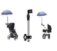 LL-Golf ® Porte-parapluie extensible jusqu'à 40 cm Pour Poussette/vélo/Fauteuil Roulant/trolley/buggy/Golf/umbrella holder