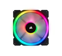 LL Series LL140 RGB Dual Light Loop - Ventilateur châssis - 140 mm - blanc, bleu, jaune, rouge, vert, orange, violet