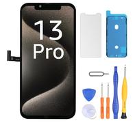 LL TRADER 20252 Écran de Rechange pour iPhone 13 Pro LCD 6,1" FHD 3D, Tactile, numériseur, Cadre de Montage et kit de réparation