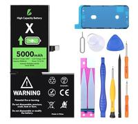 LL TRADER Batterie pour iPhone X, 5000mAh Batterie Haute capacité avec Outils de réparation 2026