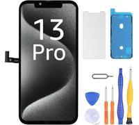 LL TRADER Écran de remplacement pour iPhone 13 Pro 6,1" LCD Retina FHD Display COF écran tactile numériseur avec kits d'outils de réparation, ruban étanche, protocteur d'écran