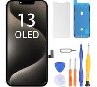 LL TRADER Écran OLED pour iPhone 13 6,1" Écran de Rechange FHD Écran Tactile 3D Touch Digitizer Cadre de Montage et Kits de réparation 2026
