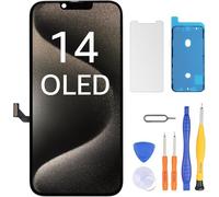 LL TRADER Écran OLED pour iPhone 14 6,1" Écran de Rechange FHD Écran Tactile 3D Touch Digitizer Cadre de Montage et Kits de réparation 2026