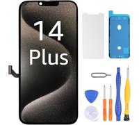 LL TRADER Écran pour iPhone 14 Plus, 6,7", FHD, écran tactile LCD de rechange avec numériseur, fourni avec kit de réparation