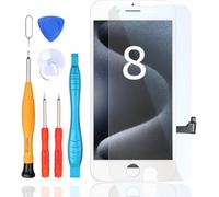 LL TRADER Écran pour iPhone 8 LCD 4,7" FHD Remplacement 3D Touch Digitizer Assemblée et Kit de Réparation Blanc (pour Les modèles A1863, A1905, A1906) New