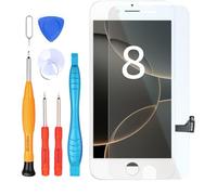 LL TRADER Écran pour iPhone 8 LCD 4,7" FHD Remplacement 3D Touch Digitizer Assemblée et Kit de Réparation Blanc (pour Les modèles A1863, A1905, A1906) U01
