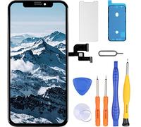 LL TRADER Écran pour iPhone XS 5,8'' LCD ecran de Remplacement FHD Tactile 3D avec Kits d'outils de réparation (True Tone Programmable)