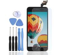 Ll Trader Ecran Replacement Pour Iphone 6 Lcd 4,7'' Tactile Digitizer Assemblée Complet Écran Avec Bouton Home Capteur De Proximité Face À La Caméra Oreille Haut-Parleur Outils Noir