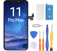 LL TRADER Écran tactile de rechange pour iPhone 11 Pro Max 6,5" LCD Retina avec kit d'outils de réparation