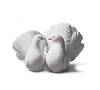 LLADRÓ Figurine Couple de Pigeons