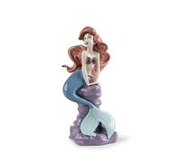 LLADRÓ Figurine de La Petite Sirène Ariel de Disney. Figurine de la Princesse Ariel en Porcelaine.