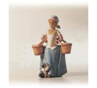 Lladrò Figurine en porcelaine avec seau