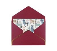 Llama Alpaga Cactus Cartes vierges avec enveloppes, cartes de vœux simples avec enveloppes, envoyer à un ami proche