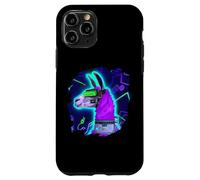 Llama Cyborg Robot Llama Cool Artistique Rétro Alpagas Coque pour iPhone 11 Pro