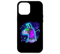 Llama Cyborg Robot Llama Cool Artistique Rétro Alpagas Coque pour iPhone 12 Pro Max
