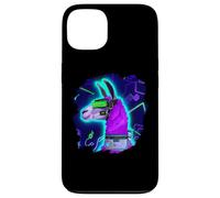 Llama Cyborg Robot Llama Cool Artistique Rétro Alpagas Coque pour iPhone 13