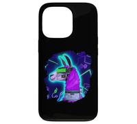 Llama Cyborg Robot Llama Cool Artistique Rétro Alpagas Coque pour iPhone 13 Pro