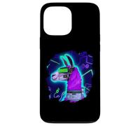 Llama Cyborg Robot Llama Cool Artistique Rétro Alpagas Coque pour iPhone 13 Pro Max