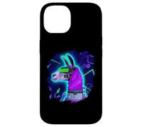 Llama Cyborg Robot Llama Cool Artistique Rétro Alpagas Coque pour iPhone 14