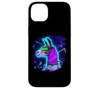 Llama Cyborg Robot Llama Cool Artistique Rétro Alpagas Coque pour iPhone 14 Plus