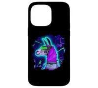 Llama Cyborg Robot Llama Cool Artistique Rétro Alpagas Coque pour iPhone 14 Pro Max