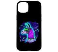 Llama Cyborg Robot Llama Cool Artistique Rétro Alpagas Coque pour iPhone 15 Plus