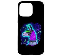 Llama Cyborg Robot Llama Cool Artistique Rétro Alpagas Coque pour iPhone 15 Pro Max