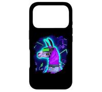 Llama Cyborg Robot Llama Cool Artistique Rétro Alpagas Coque pour iPhone 17 Pro