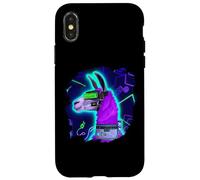 Llama Cyborg Robot Llama Cool Artistique Rétro Alpagas Coque pour iPhone X/XS