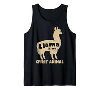 Llama Is My Spirit Animal Funny Alpaga Lover Cute Llama Débardeur