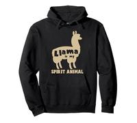 Llama Is My Spirit Animal Funny Alpaga Lover Cute Llama Sweat à Capuche