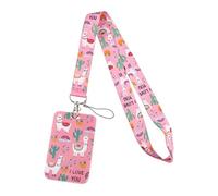 LLAMA LIENDE LANDE MIGNE ID BADGE HODDER STRAP SILKY NOUNE POUR