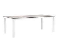 Llama Table de salle à manger rectangulaire Gris G