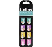 Llamas I-Clips Magnetic Page Markers: Set of 8 Magnetic Bookmarks