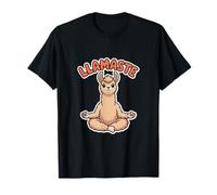 Llamaste drôle méditant Lama Mignon Yoga Conception Animale T-Shirt