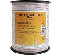 Llampec Cin000212 - Bobine de ruban conducteur 200 m - 5 inox