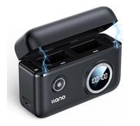 llano 18W NP-FW50 Chargeur Rapide pour Sony Alpha A6000 A6400 A6500 A6300 A7 II A7S II A7R II, Double Boîtier de Charge USB C avec Couvercle Rabattable Magnétique