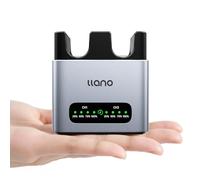 llano 20W NP-W126S chargeur de batterie de caméra, chargeur rapide 2 emplacements pour Fujifilm X100VI, X100V, XT30II, XM5, XT30, X100F, XT3, XT2, XE4, XA7, X-PRO3, XT2, XT200,aluminium CNC, écran LED