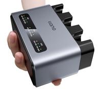 llano 30W EN-EL15C batterie chargeur rapide 3 emplacements pour Nikon Z8, Z7II, Z5II,ZF,Z6III,D850,Z7,Z6II,Z6,D7500,D750,D7200,aluminium dissipateur de chaleur, charge complète en 2,8 h, affichage LED