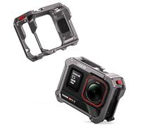 llano Cage Caméra en Aluminium pour Insta360 Ace Pro 2/Ace Pro/Ace, Cadre Protecteur Léger de 60g avec Cold Shoe & Monture 1/4", Compatible avec Étui & Accessoires Insta360 Ace Pro 2