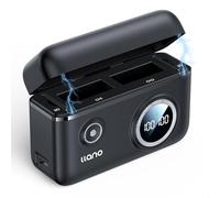 llano Chargeur de Batterie LP-E12 Rapide 18 W avec 2 USB-C pour Canon EOS-M, EOS M2, M10, M50, M50 Mark II, M100, M200, SX70 HS, Rebel SL1 Battery avec Affichage Intelligent