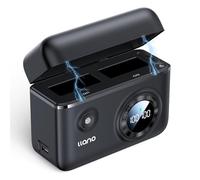 llano Chargeur de Batterie LP-E8 Rapide 18 W avec 2 USB-C pour Canon EOS 600D 700D 650D 550D Rebel T2i T3i T4i T5i Kiss X4 X5 X6i X7i DSLR Battery avec Affichage Intelligent