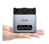 llano Lot de 2 Batteries NP-W126S et Chargeur Rapide 20W pour Fujifilm X100VI, X100V, X-T30II, X-M5, X-T30, X100F, X-T3, X-T2, X-E4, X-A7, X-PRO3 - Boîtier en Alliage d’Aluminium dissipant la Chaleur