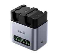 llano Lot de 2 Batteries NP-W235 & Chargeur Rapide 20W pour Fujifilm GFX100RF,X-T5,X-T4, X-T50,VG-XT4,X-S20,GFX100S,2400 mAh Grande Capacité, Boîtier en Aluminium Dissipant la Chaleur, Écran LED