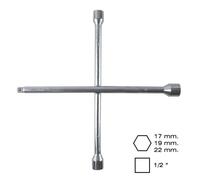 Llave Cruz Wolfpack 17x19x22x1/2\" Coche