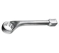 Llave de golpe poligonal, acodada 55 mm